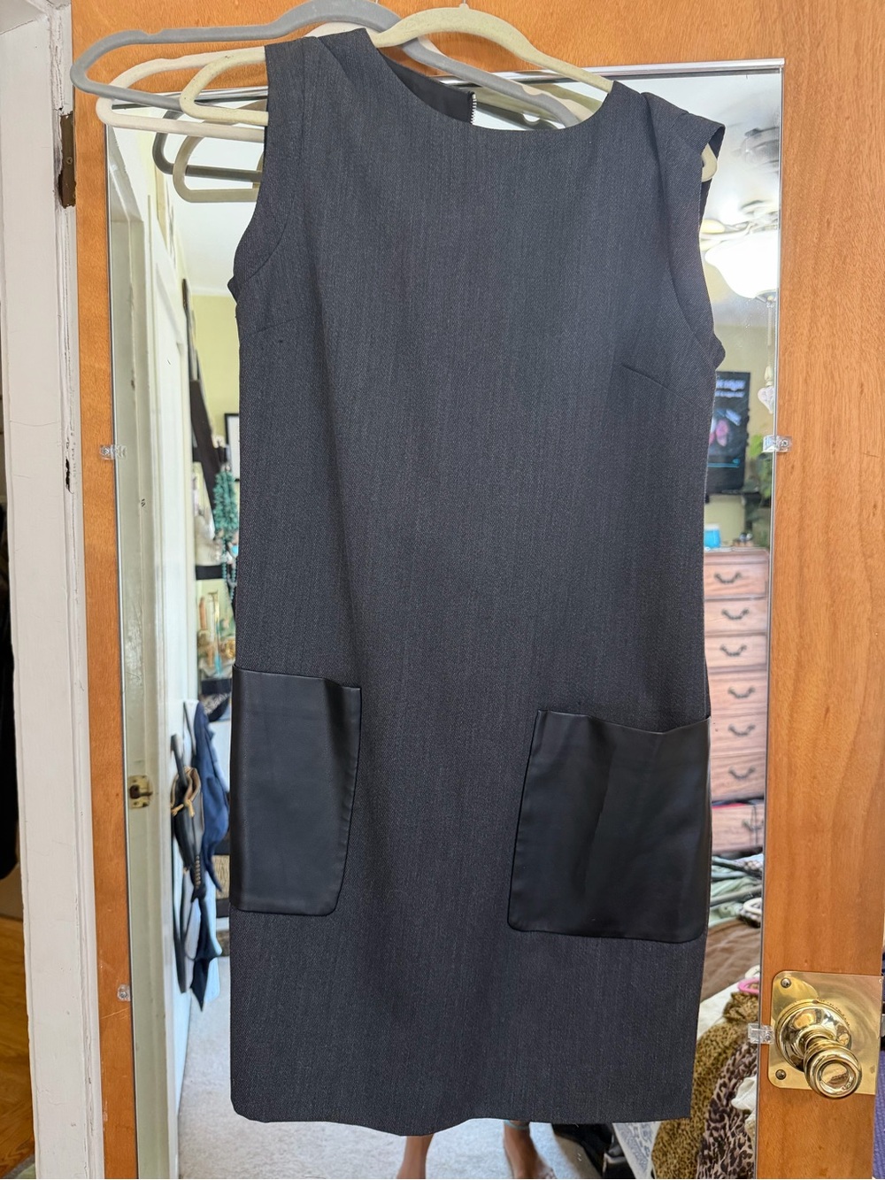 J. Crew Black Women's Dress Top Label Detail